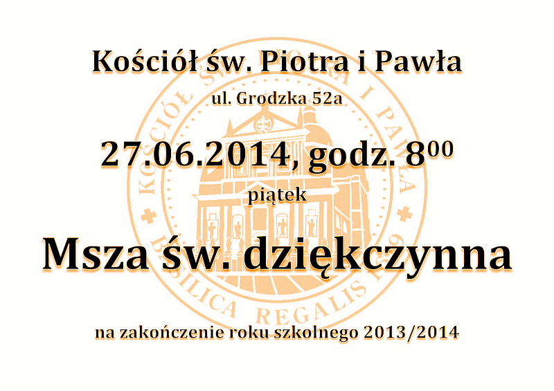 Zakończenie 2013/2014